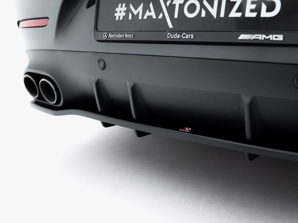 Maxton Design Rear Splitter (Vertical Bars) Mercedes AMG CLS 53 C257