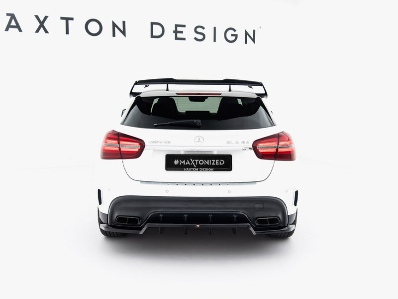 Maxton Design Rear Splitter (Vertical Bars) Mercedes-Benz GLA 45 AMG X156 Facelift