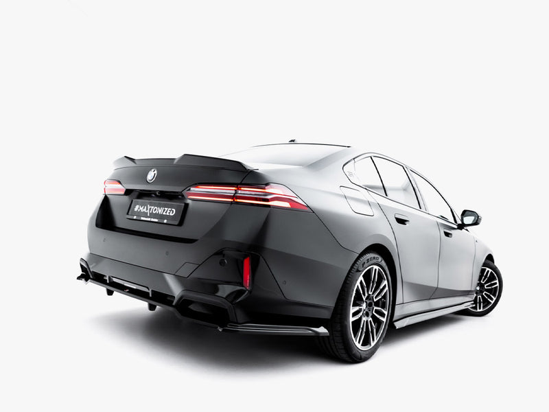 Maxton Design Rear Splitter (with Vertical Bars) V.1 BMW 5 / i5 M-Pack Sedan / Touring G60 / G61