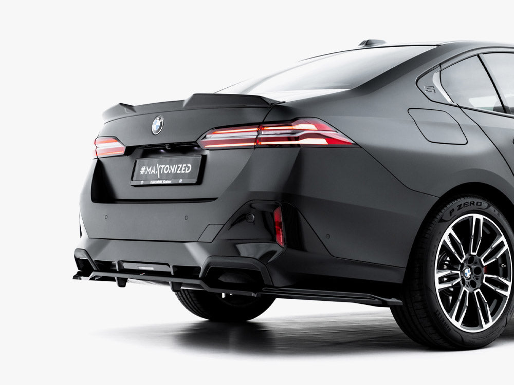 Maxton Design Rear Splitter (with Vertical Bars) V.1 BMW 5 / i5 M-Pack Sedan / Touring G60 / G61