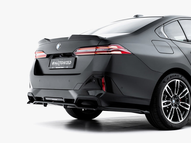 Maxton Design Rear Splitter (with Vertical Bars) V.1 BMW 5 / i5 M-Pack Sedan / Touring G60 / G61