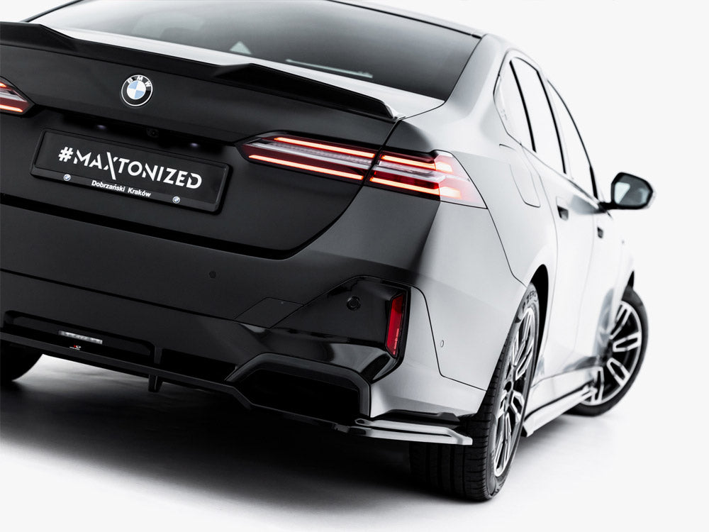 Maxton Design Rear Splitter (with Vertical Bars) V.1 BMW 5 / i5 M-Pack Sedan / Touring G60 / G61