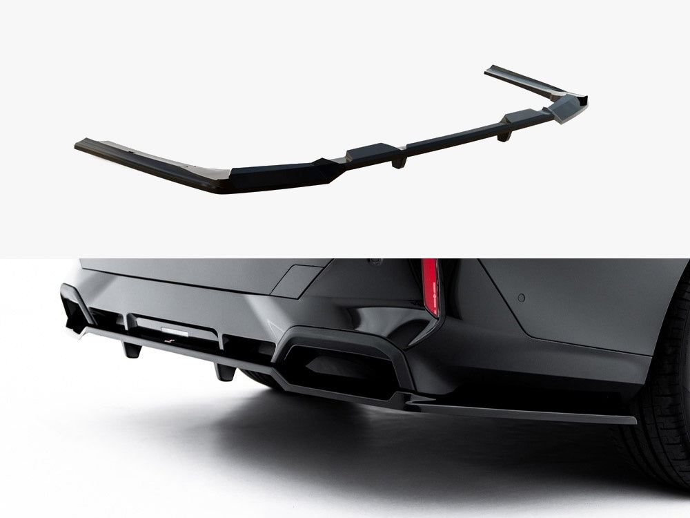 Maxton Design Rear Splitter (with Vertical Bars) V.2 BMW 5 / i5 M-Pack Sedan / Touring G60 / G61