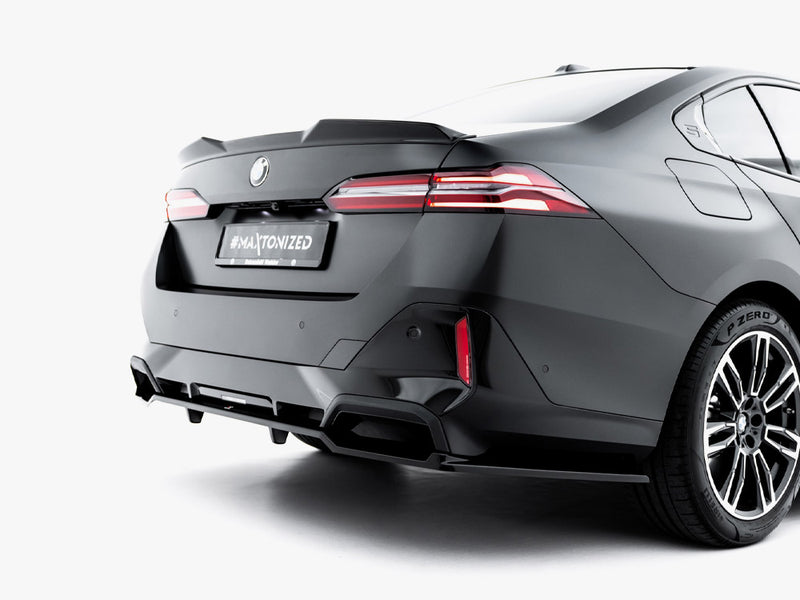 Maxton Design Rear Splitter (with Vertical Bars) V.2 BMW 5 / i5 M-Pack Sedan / Touring G60 / G61