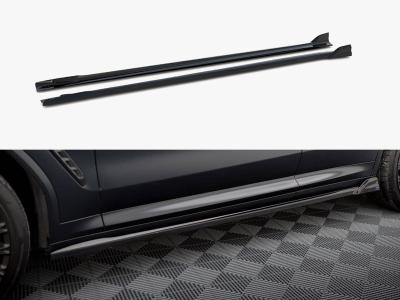 Maxton Design Side Skirts Diffusers BMW X3 M-Pack G01 Facelift