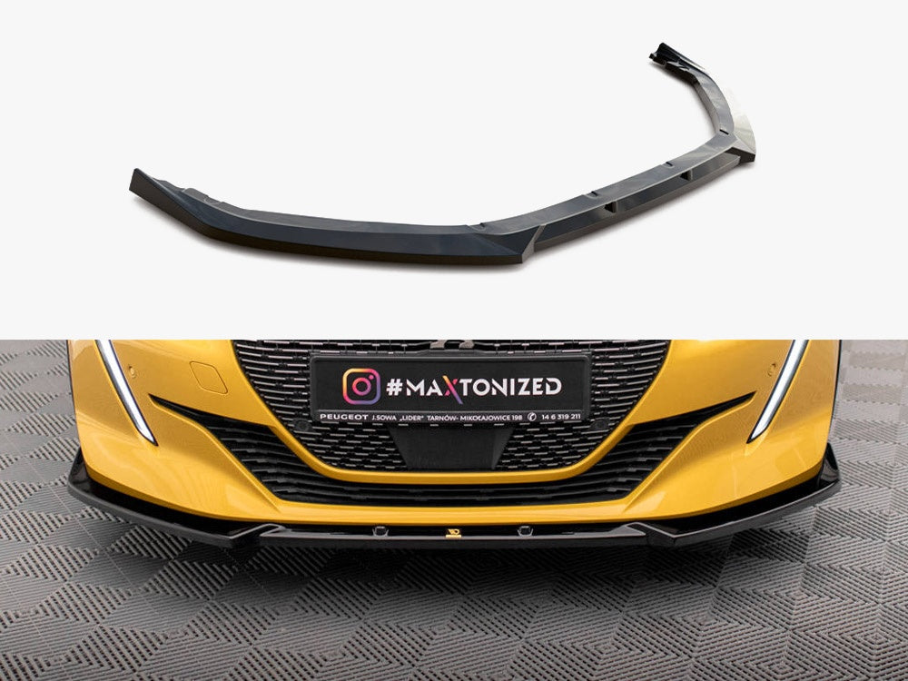 Maxton Design Front Splitter V.1 Peugeot 208 GT Mk2