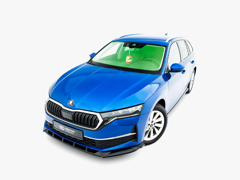 Maxton Design Front Splitter Skoda Octavia Liftback / Estate Mk4 Facelift