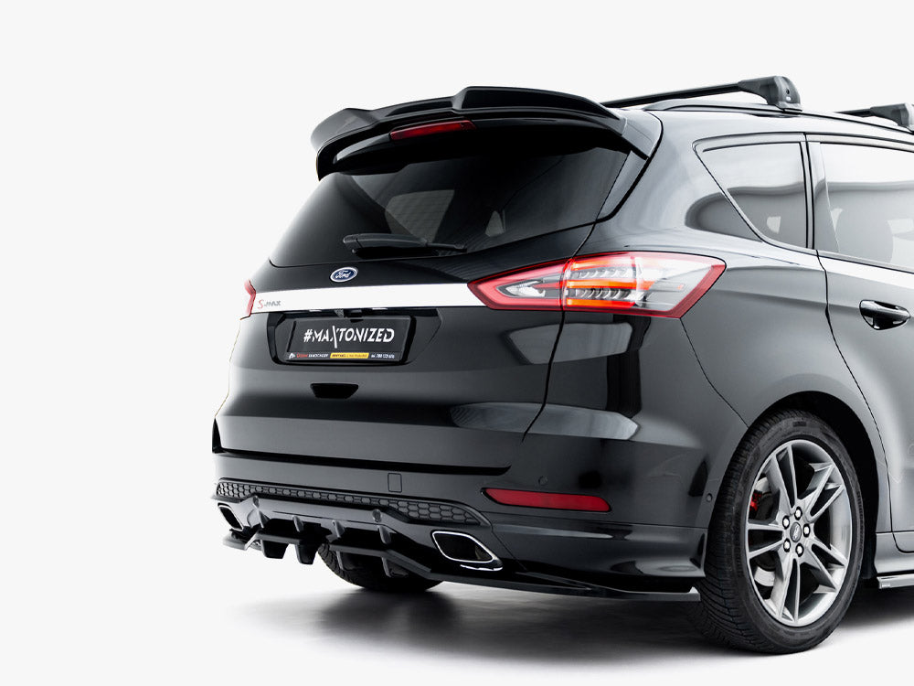 Maxton Design Rear Splitter (Vertical Bars) Ford S-Max ST-Line Mk2 Facelift