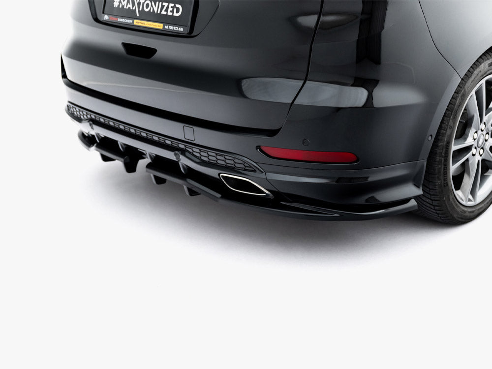 Maxton Design Rear Splitter (Vertical Bars) Ford S-Max ST-Line Mk2 Facelift