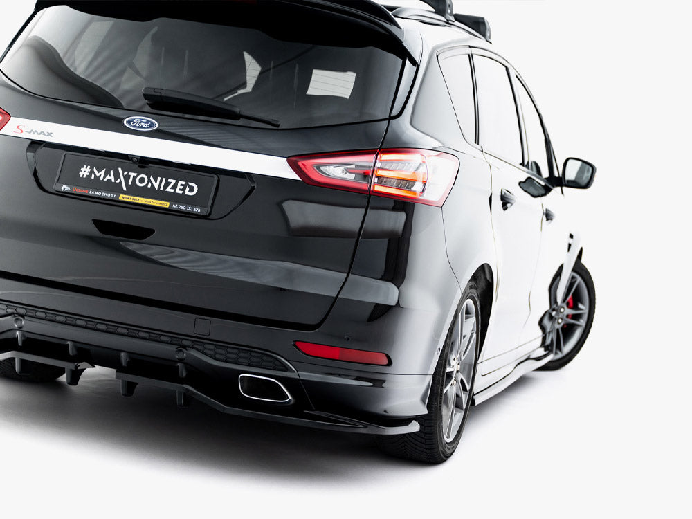 Maxton Design Rear Splitter (Vertical Bars) Ford S-Max ST-Line Mk2 Facelift