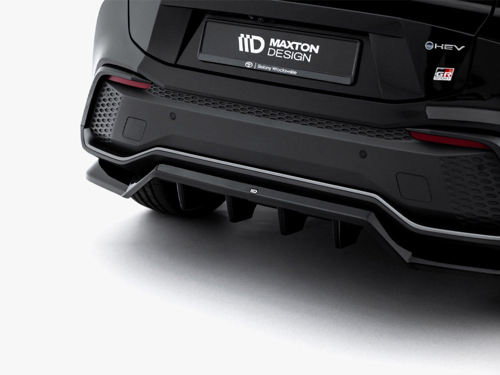 Maxton Design Rear Splitter (Vertical Bars) Toyota C-HR Mk2