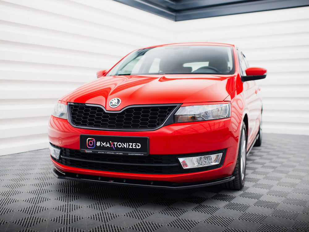 Maxton Design Front Splitter V.2 Skoda Rapid