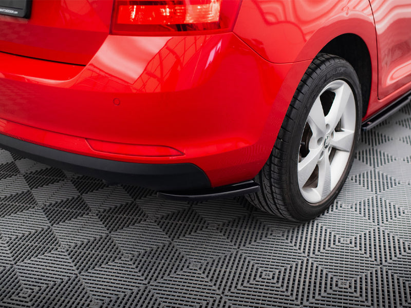 Maxton Design Rear Side Splitters Skoda Rapid Spaceback