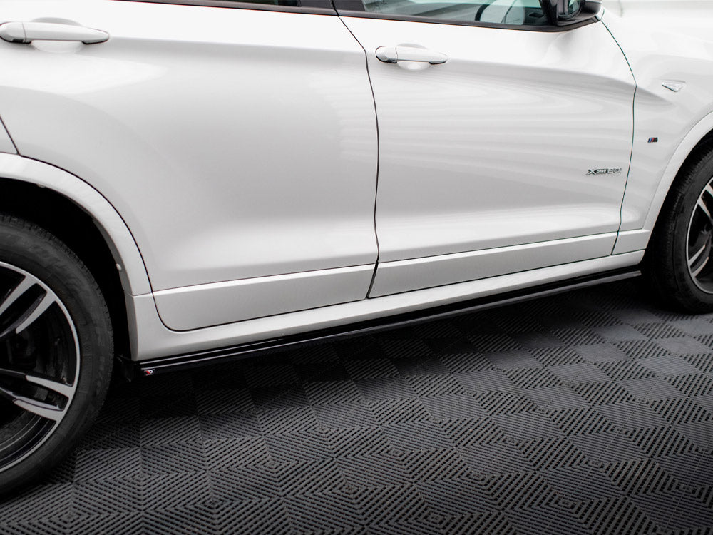 Maxton Design Side Skirt Diffusers BMW X3 M-Pack F25 Facelift