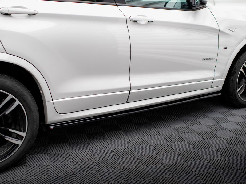 Maxton Design Side Skirt Diffusers BMW X3 M-Pack F25 Facelift