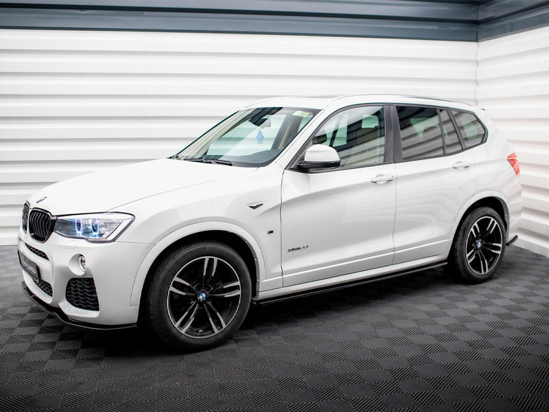 Maxton Design Side Skirt Diffusers BMW X3 M-Pack F25 Facelift