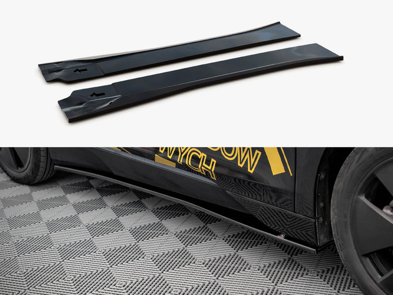 Maxton Design Side Skirts Diffusers BMW i3 Mk1 Facelift