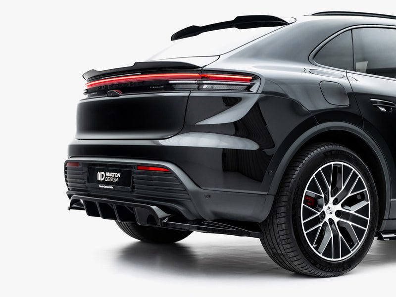 Maxton Design Rear Splitter (Vertical Bars) Porsche Macan EV Mk1