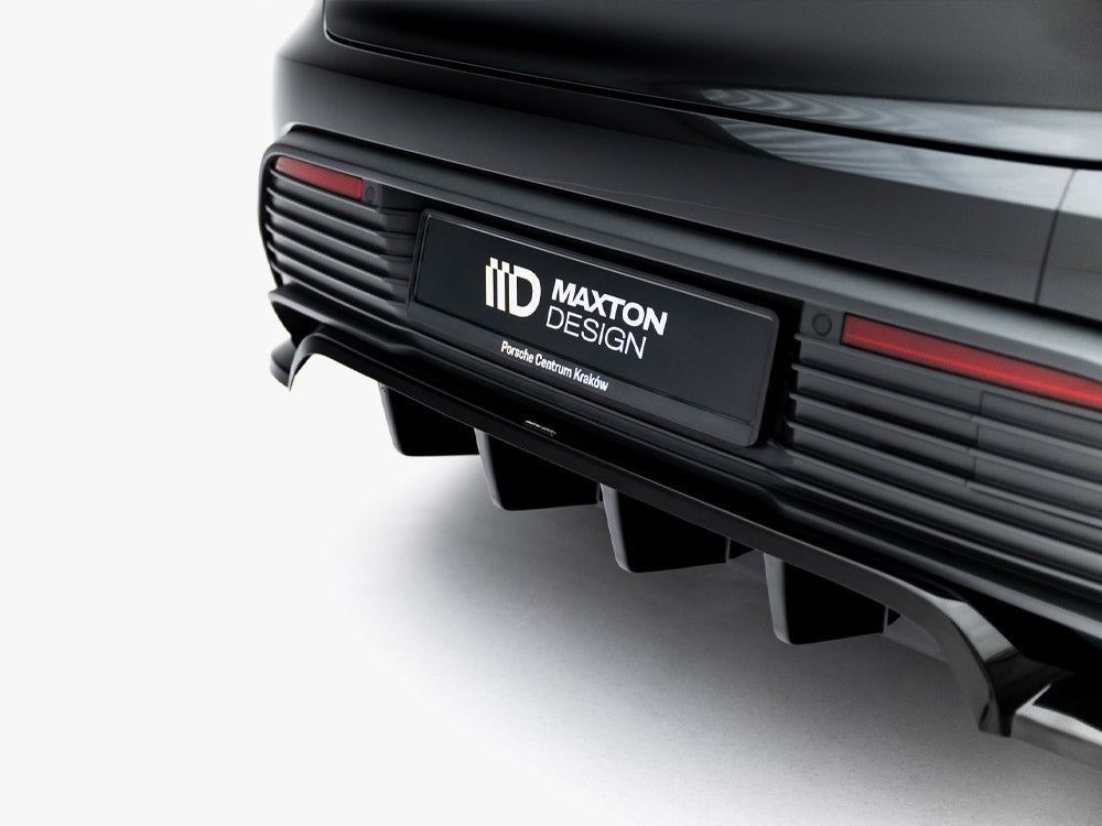 Maxton Design Rear Splitter (Vertical Bars) Porsche Macan EV Mk1