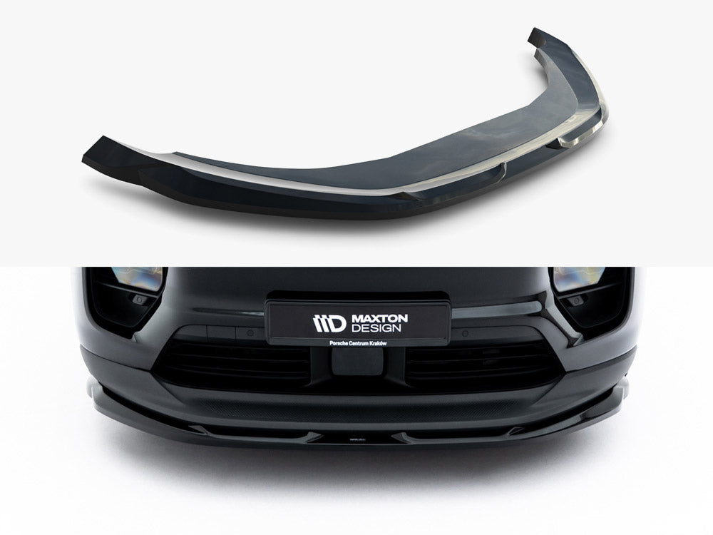 Maxton Design Front Splitter Porsche Macan EV Mk1