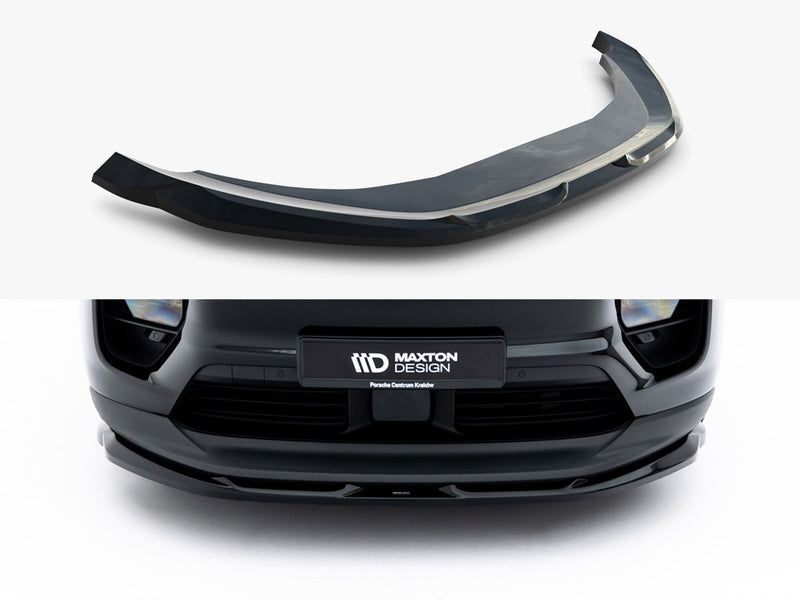 Maxton Design Front Splitter Porsche Macan EV Mk1