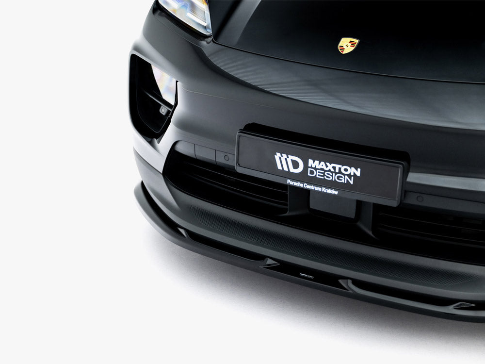 Maxton Design Front Splitter Porsche Macan EV Mk1