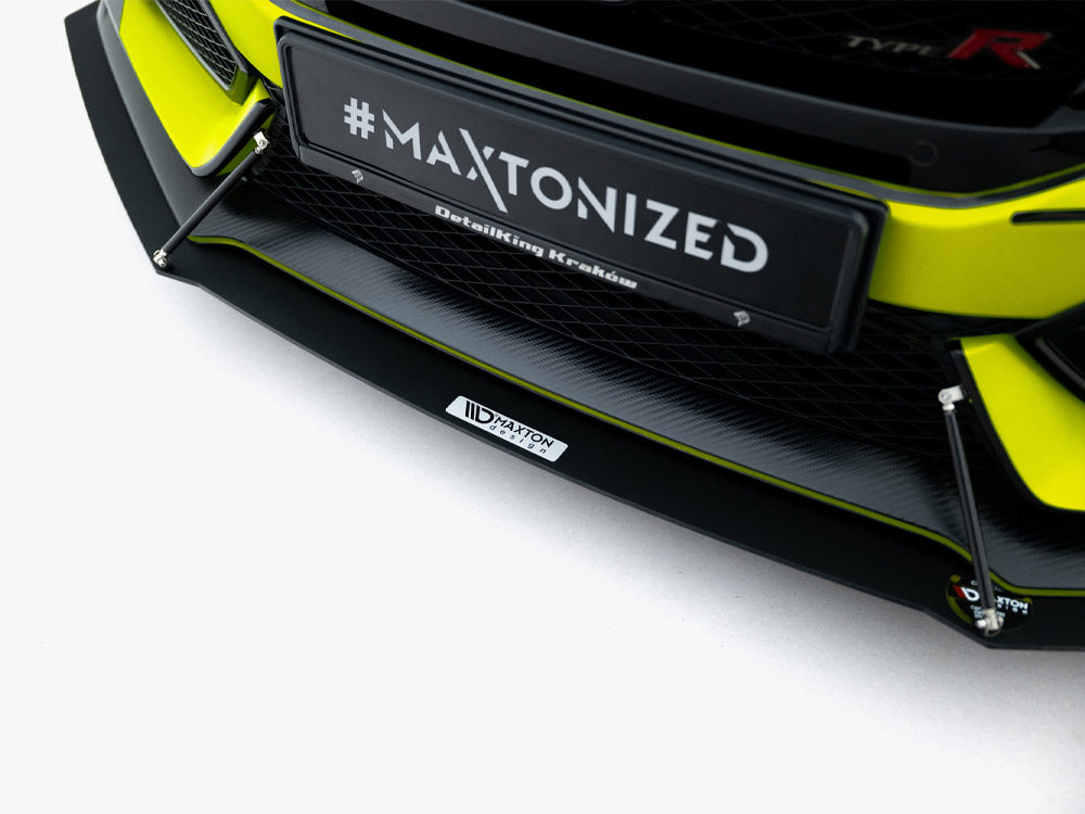 Maxton Design Front Racing Splitter V.1 Honda Civic Type-R Mk10 / Mk10 Facelift
