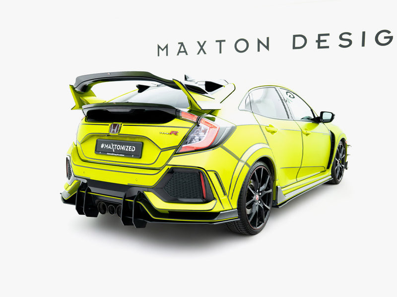 Maxton Design Street PRO Rear Diffuser V.2 Honda Civic Type-R Mk10 / Mk10 Facelift