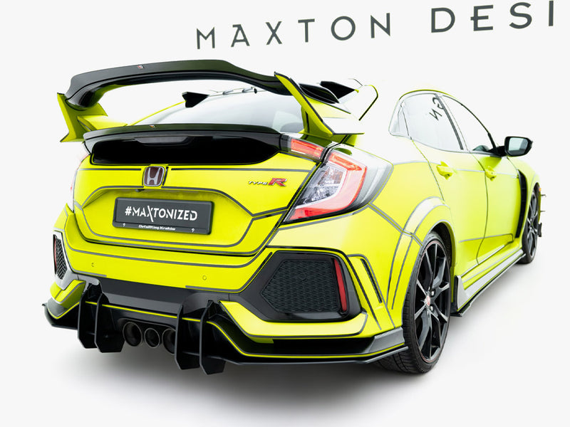 Maxton Design Street PRO Rear Diffuser V.2 Honda Civic Type-R Mk10 / Mk10 Facelift