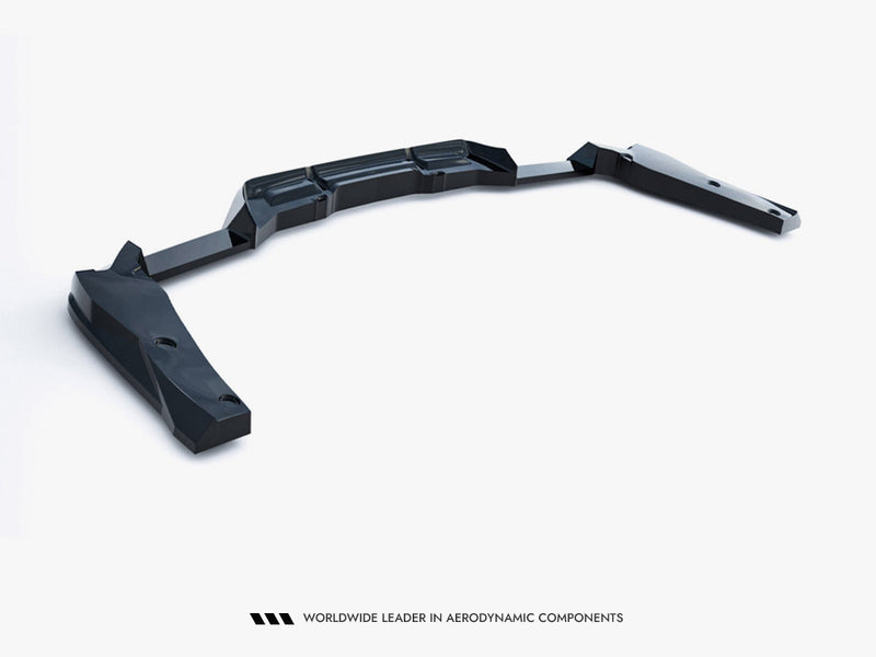 Maxton Design Rear Splitter (Vertical Bars) BMW X4M F98 Facelift