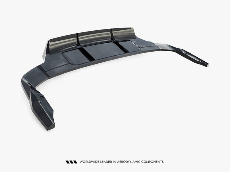 Maxton Design Rear Splitter (Vertical Bars) Audi Q7 S-Line Mk2 Facelift 2