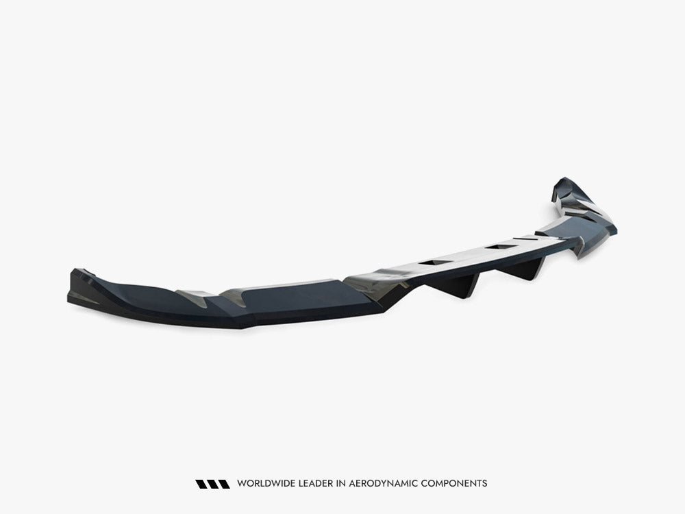 Maxton Design Rear Splitter (Vertical Bars) V.1 Tesla Model 3 Performance Mk1 Facelift
