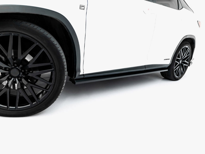 Maxton Design Side Skirts Diffusers Lexus RX F-Sport Mk4 Facelift (version without OEM step rails)