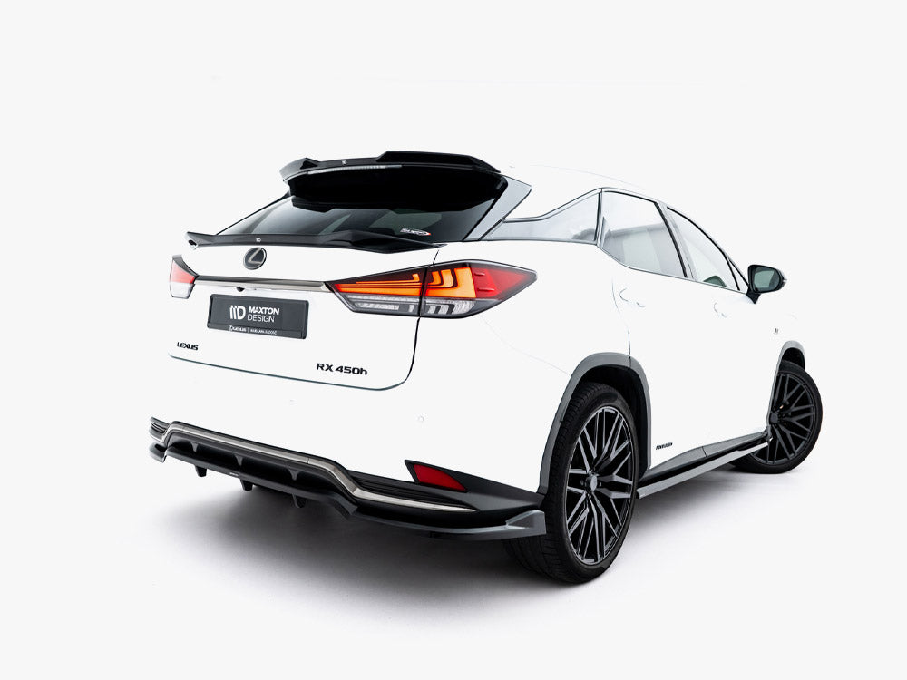 Maxton Design Rear Splitter (Vertical Bars) Lexus RX F-Sport Mk4 Facelift