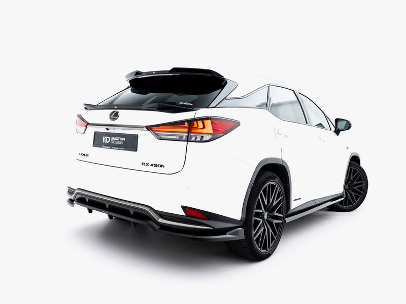 Maxton Design Rear Splitter (Vertical Bars) Lexus RX F-Sport Mk4 Facelift