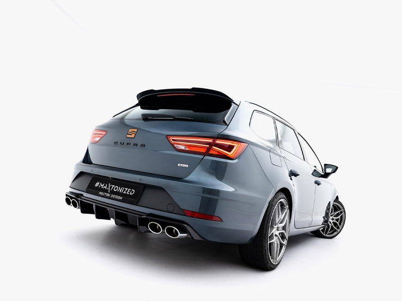 Maxton Design Spoiler CAP V.1 Seat Leon Cupra ST Mk3 / Mk3 Facelift