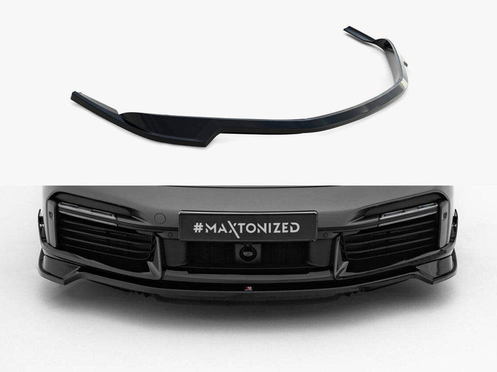 Maxton Design Front Splitter Porsche 911 Turbo S Sport Package 992