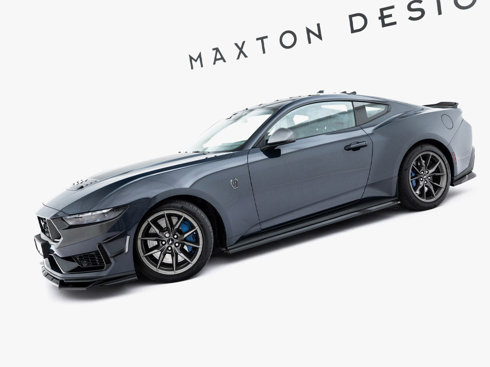 Maxton Design Side Skirt Diffusers Ford Mustang Dark Horse Mk7