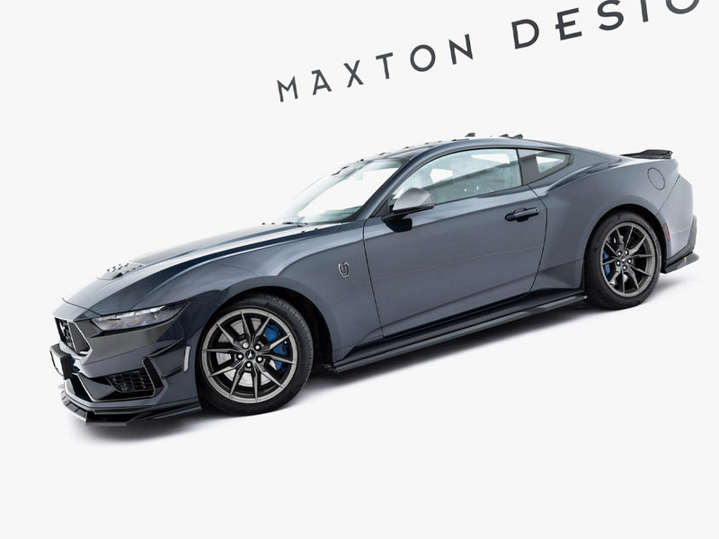 Maxton Design Side Skirt Diffusers Ford Mustang Dark Horse Mk7