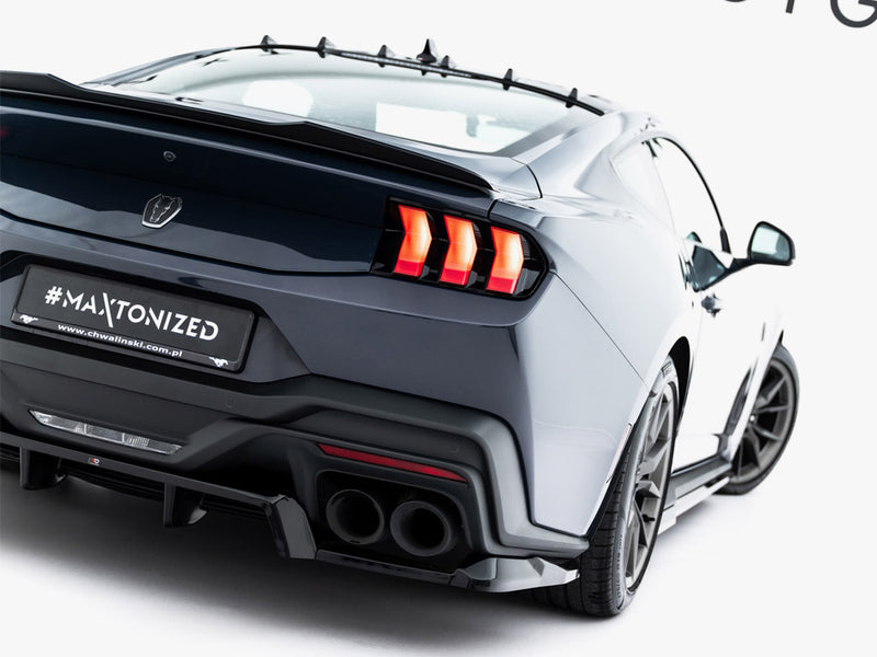 Maxton Design Rear Splitter (Vertical Bars) Ford Mustang Dark Horse Mk7