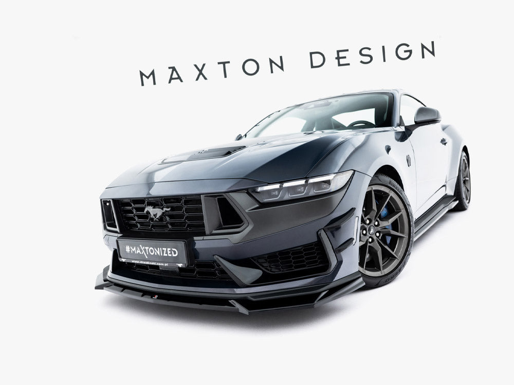Maxton Design Front Splitter V.1 Ford Mustang Dark Horse Mk7