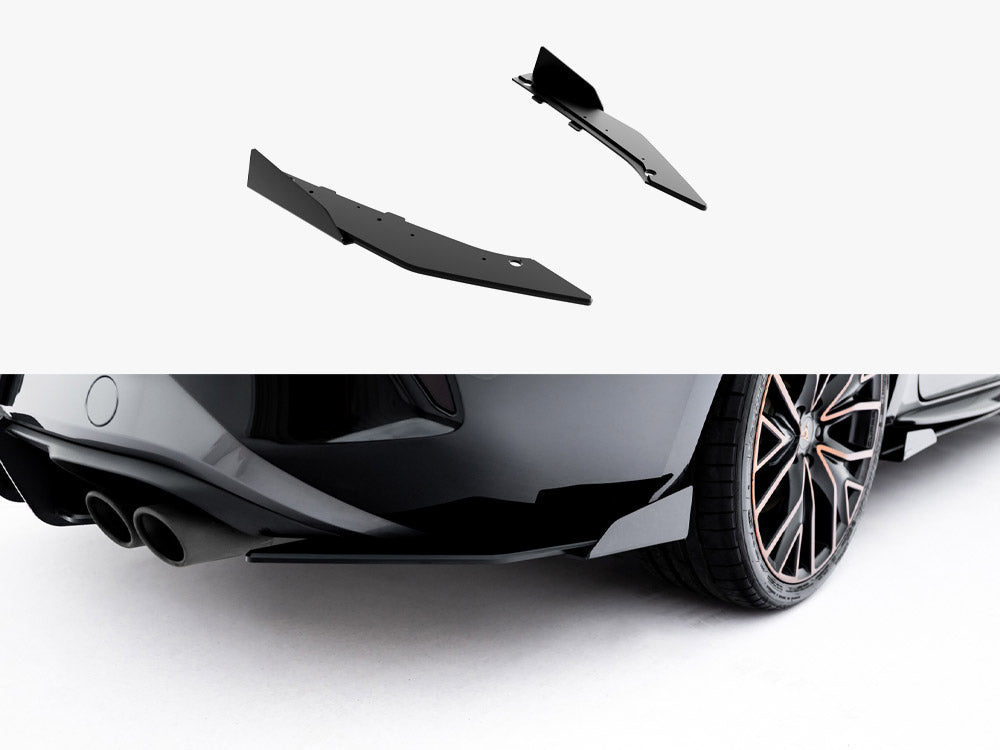 Maxton Design Street PRO Rear Side Splitters + Flaps Cupra Leon ST Mk1 Facelift