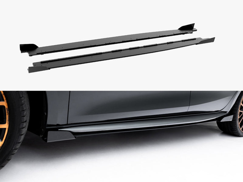 Maxton Design Street PRO Side Skirt Diffusers + Flaps Cupra Leon ST / Hatchback Aero Mk1 / Mk1 Facelift