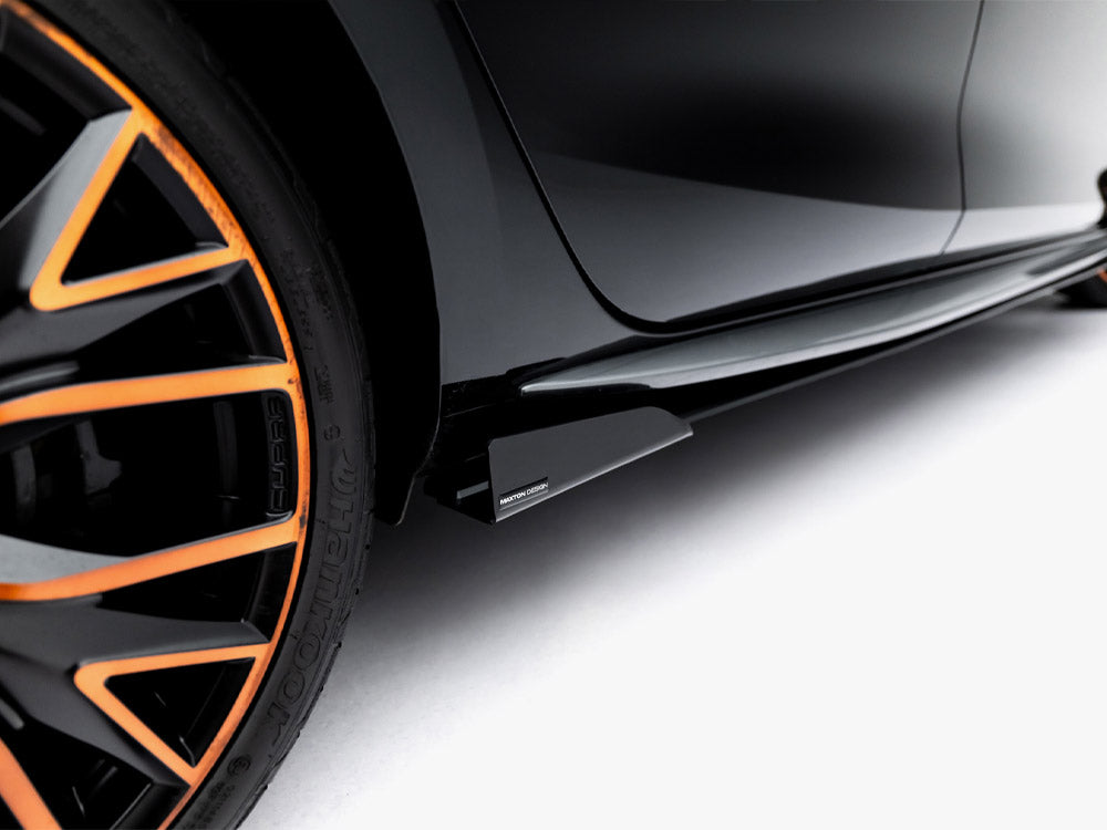 Maxton Design Street PRO Side Skirt Diffusers + Flaps Cupra Leon ST / Hatchback Aero Mk1 / Mk1 Facelift