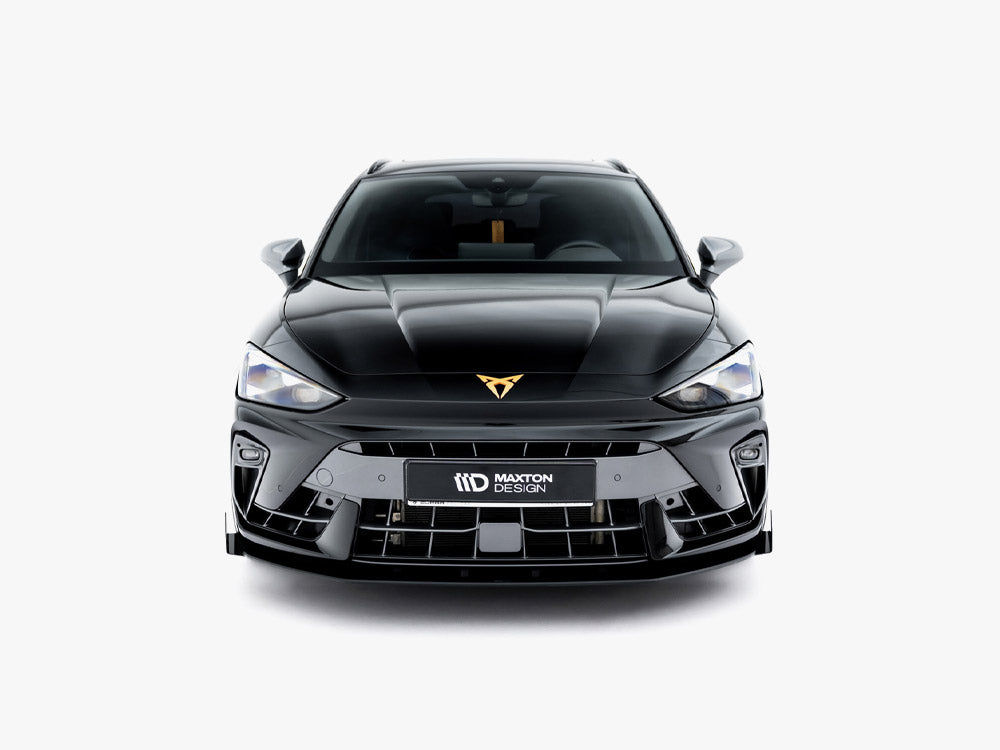 Maxton Design Street PRO Front Splitter + Flaps Cupra Leon ST / Hatchback Mk1 Facelift