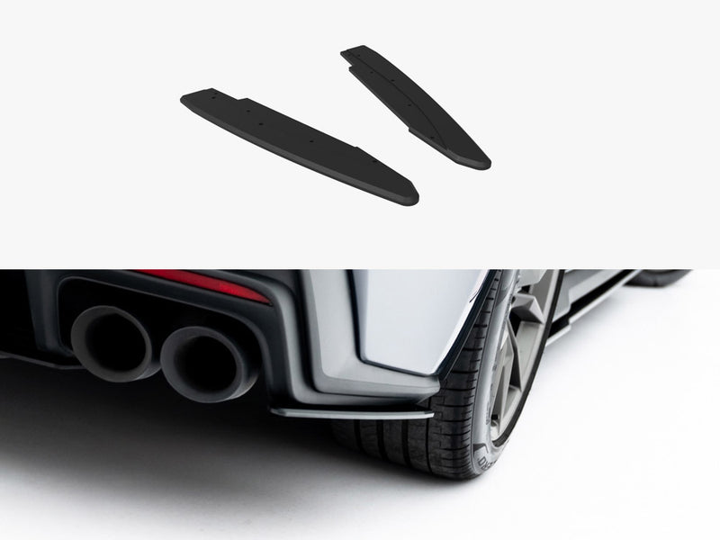 Maxton Design Street PRO Rear Side Splitters Ford Mustang Dark Horse Mk7
