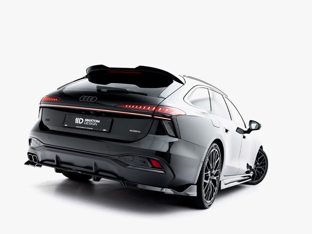 Maxton Design Rear Splitter (Vertical Bars) V.2 Audi A6 S-Line C9