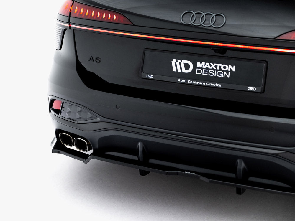 Maxton Design Rear Splitter (Vertical Bars) V.2 Audi A6 S-Line C9