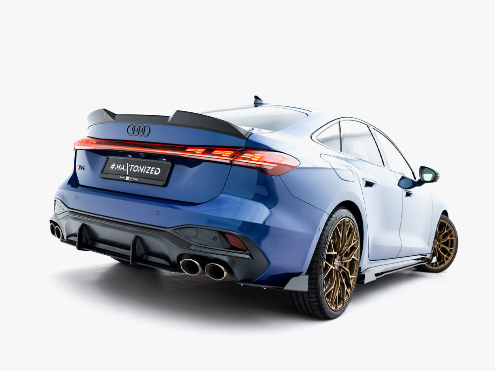 Maxton Design Street PRO Rear Side Splitters + Flaps Audi S5 Sedan / Avant B10