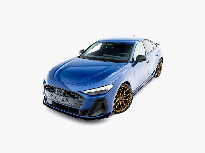 Maxton Design Street PRO Front Splitter + Flaps Audi A5 S-Line / S5 Sedan / Avant B10